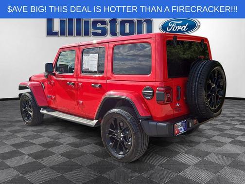 Firecracker Red Clearcoat 2025 Jeep Wrangler 4xe Sahara