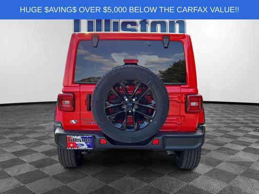 Firecracker Red Clearcoat 2025 Jeep Wrangler 4xe Sahara