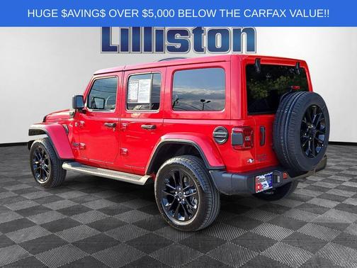 Firecracker Red Clearcoat 2025 Jeep Wrangler 4xe Sahara
