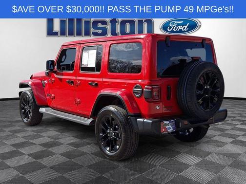 Firecracker Red Clearcoat 2025 Jeep Wrangler 4xe Sahara
