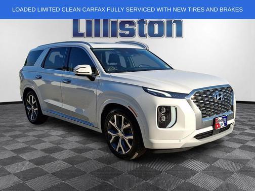Hyper White 2021 Hyundai PALISADE Limited