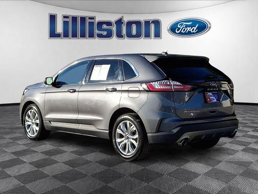 Gray Metallic 2024 Ford Edge Titanium