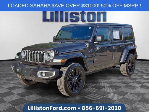Granite Crystal Clearcoat Metallic 2025 Jeep Wrangler 4xe Sahara