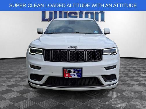 Bright White Clearcoat 2020 Jeep Grand Cherokee High Altitude