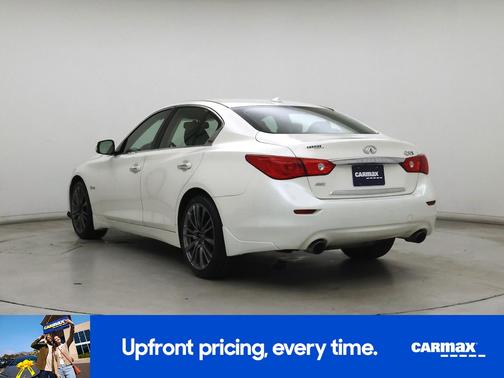 White 2017 INFINITI Q50 Red Sport 400