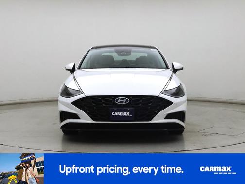 White 2021 Hyundai SONATA Limited