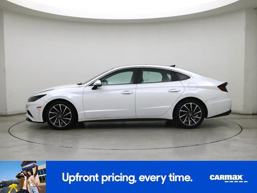 White 2021 Hyundai SONATA Limited
