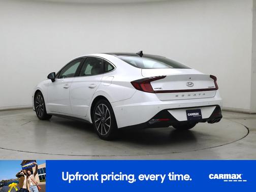 White 2021 Hyundai SONATA Limited