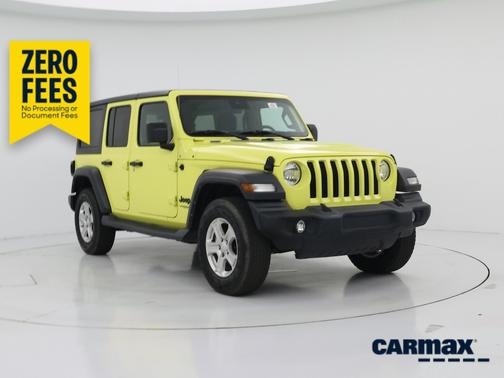 Yellow 2022 Jeep Wrangler Unlimited Sport S