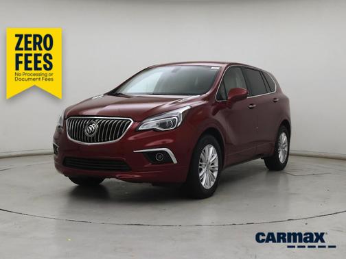 Red 2018 Buick Envision Preferred