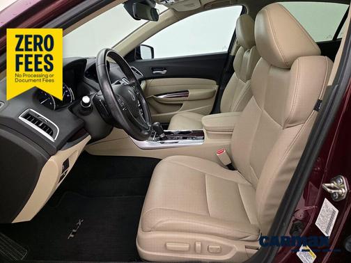 Burgundy 2016 Acura TLX