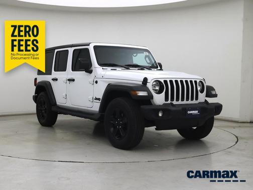White 2023 Jeep Wrangler Unlimited Sport Altitude