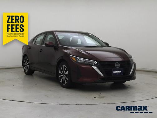 Burgundy 2024 Nissan Sentra SV