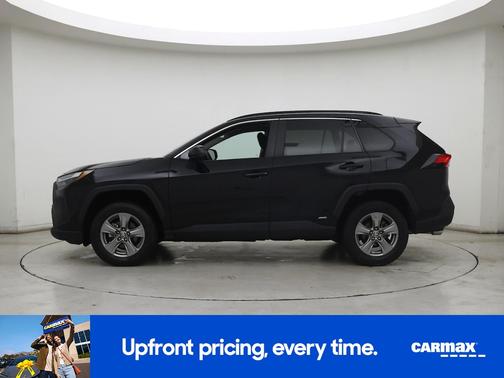 Black 2023 Toyota RAV4 Hybrid LE