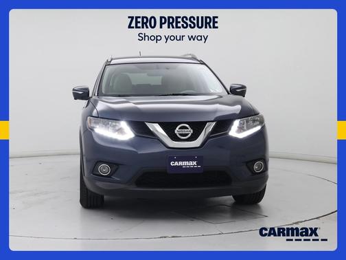 Blue 2015 Nissan Rogue SV