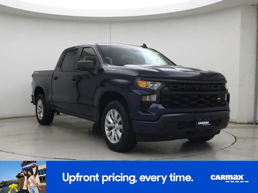 Blue 2023 Chevrolet Silverado 1500 Custom