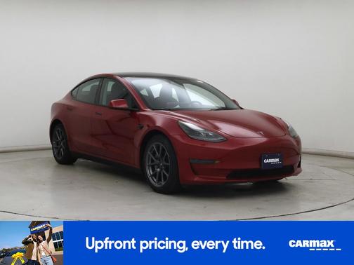 Red 2023 Tesla Model 3