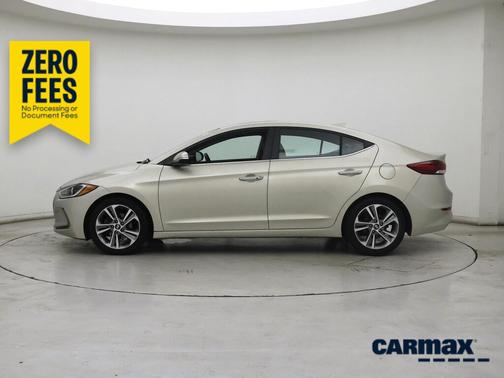 Tan 2017 Hyundai ELANTRA Limited