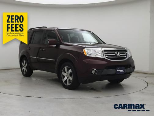 Burgundy 2015 Honda Pilot Touring