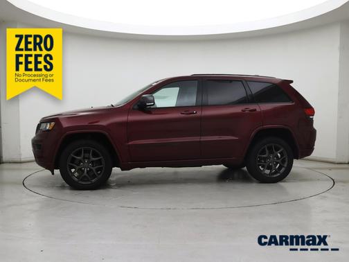 Red 2021 Jeep Grand Cherokee 80th Anniversary