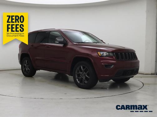 Red 2021 Jeep Grand Cherokee 80th Anniversary