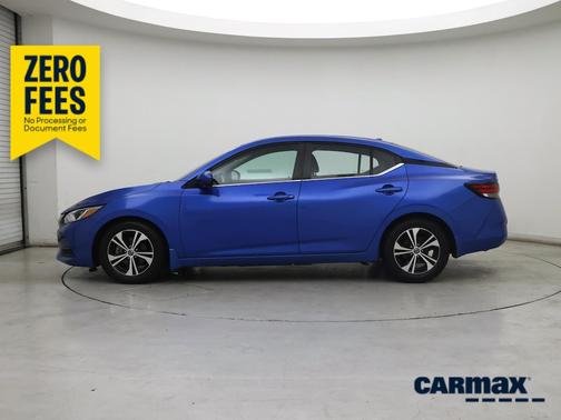 Blue 2020 Nissan Sentra SV