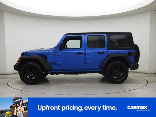 Blue 2022 Jeep Wrangler Unlimited Sport Altitude