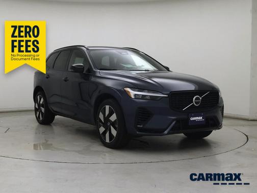 Blue 2024 Volvo XC60 Recharge Plug-In Hybrid T8 Plus Dark Theme