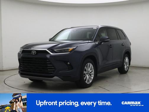 Blue 2025 Toyota Grand Highlander Platinum