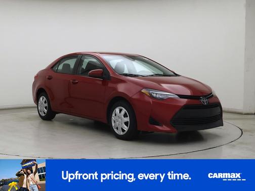 Red 2018 Toyota Corolla LE