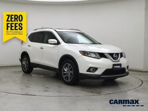 White 2014 Nissan Rogue SL