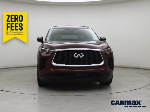 Red 2023 INFINITI QX60 Luxe