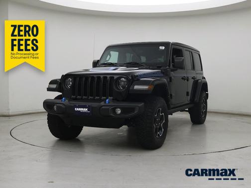 Black 2023 Jeep Wrangler 4xe Unlimited Rubicon