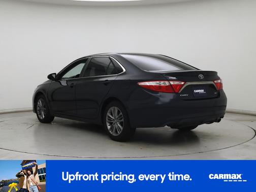 Blue 2017 Toyota Camry SE