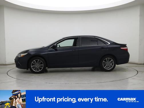 Blue 2017 Toyota Camry SE