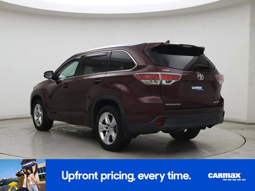 Red 2015 Toyota Highlander Limited Platinum