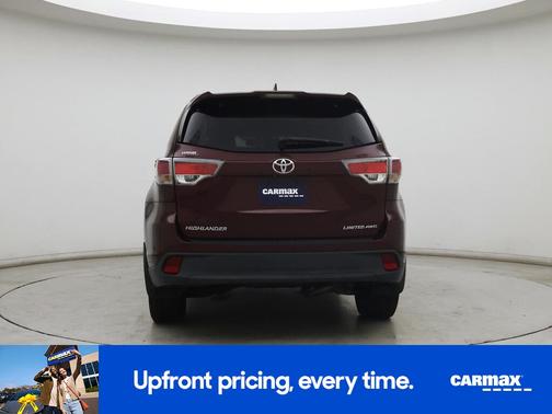 Red 2015 Toyota Highlander Limited Platinum