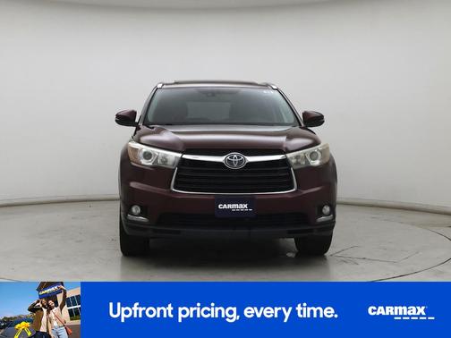 Red 2015 Toyota Highlander Limited Platinum