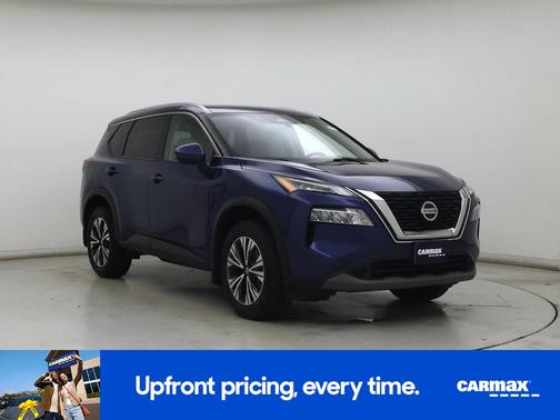 Blue 2021 Nissan Rogue SV