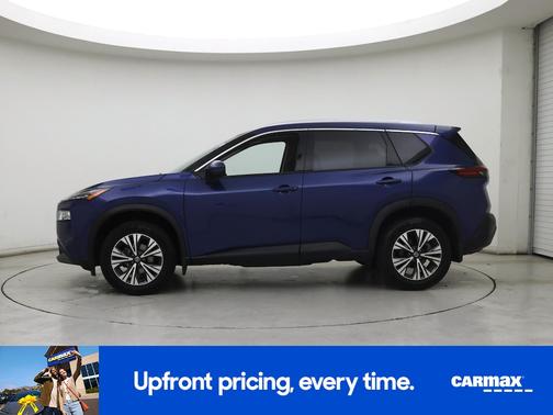Blue 2021 Nissan Rogue SV