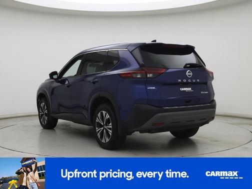 Blue 2021 Nissan Rogue SV