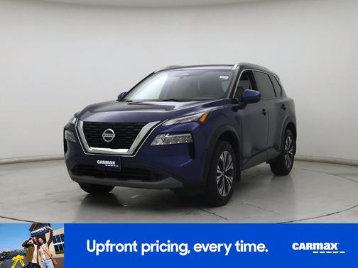 Blue 2021 Nissan Rogue SV
