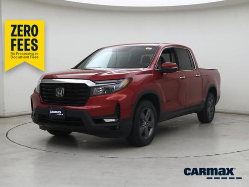 Red 2023 Honda Ridgeline RTL-E