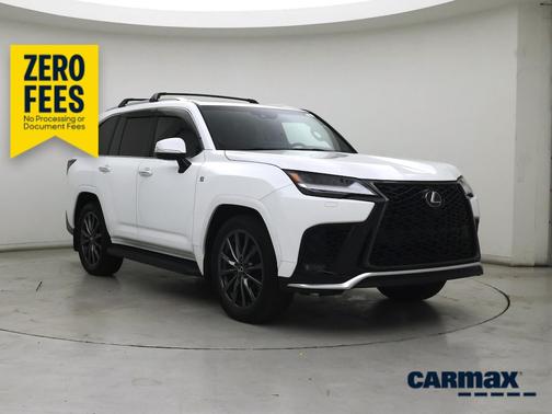 White 2024 Lexus LX 600 F-Sport