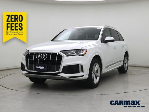 White 2021 Audi Q7 Premium