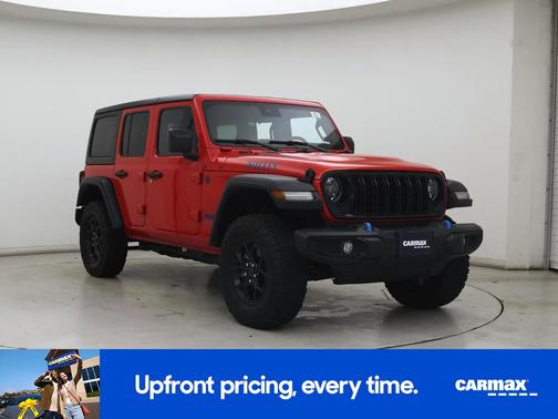 Red 2024 Jeep Wrangler 4xe Willy's