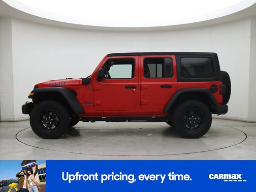 Red 2024 Jeep Wrangler 4xe Willy's