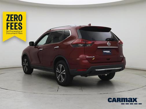 Red 2019 Nissan Rogue SV