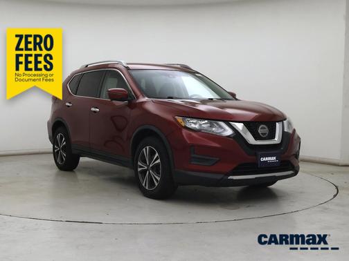 Red 2019 Nissan Rogue SV