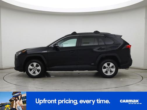 Black 2021 Toyota RAV4 Hybrid LE